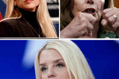 “She’s DONE”: Pam Bondi Just Ended Nancy Pelosi’s Career With One Line  In a stunning moment that has left the political world in shock, Pam Bondi dropped a truth bomb that instantly ended Nancy Pelosi’s career. With one powerful line, Bondi exposed a devastating flaw in Pelosi’s political strategy, leaving the veteran politician speechless. The room fell silent as Bondi’s words cut through the air, and Pelosi, once untouchable, was left scrambling. What did Bondi say that brought Pelosi to her knees? This jaw-dropping moment is taking over the internet—find out what really went down below!