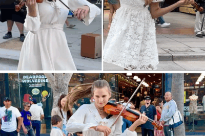 SECRET STREET MAGIC REVEALED: Karolina Protsenko’s Spellbinding Violin Cover of “Hard to Say I’m Sorry” STOPS CROWDS in Their Tracks—Leaving Strangers Frozen in Awe and Sparking an Unexpected Emotional Uprising!