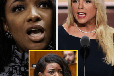 Pam Bondi shocks the nation with a live on-air takedown of Jasmine Crockett, delivering a crushing blow that leaves Crockett’s political future hanging by a thread—viewers left stunned as her career seemingly collapses in under five minutes.
