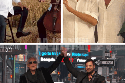 ANDREA BOCELLI’S EMOTIONAL SURPRISE IN MANHATTAN STOPS PEDESTRIANS COLD: With HAUSER by His Side, Their Breathtaking Street Performance of ‘Melodramma’ Leaves Crowd in Tears and Sparks Viral Frenzy Worldwide