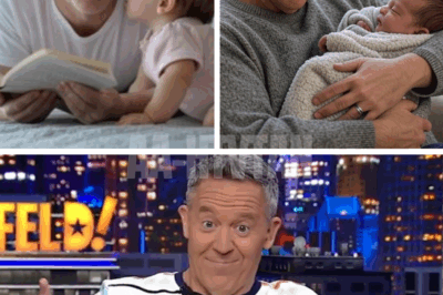 A quiet moment turns into a HEARTWARMING viral storm as Greg Gutfeld’s baby daughter Mira surprises him with an unexpected kiss—leaving the Fox News star visibly emotional and viewers reaching for tissues