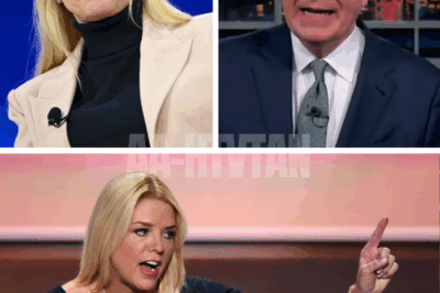 Pam Bondi STORMS The Late Show in UNFORGETTABLE clash—Stephen Colbert LEFT REELING as backstage apology ignites rumors of SUSPENSION and future of show now in QUESTION