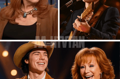 Reba McEntire’s UNTHINKABLE gesture stuns American Idol audience—hands over her legendary guitar to tearful finalist John Foster in emotional moment that sparks talk of a new country music LEGACY