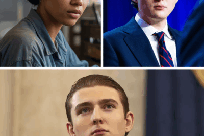 Pregnant Woman Working Tirelessly at Gas Station—Barron Trump’s Unexpected Response Left Witnesses Stunned!