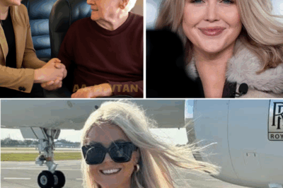 IN-FLIGHT SHOWDOWN: Karoline Leavitt’s Heroic Gesture of Giving Up Her First-Class Seat for a Veteran Sparks Tension Mid-Air—What Was Meant to Be a Simple Act of Kindness Quickly Escalates Into a Shocking Confrontation! The Entire Plane Applauded, But One Passenger’s Response Took the Moment to Unbelievable Heights. Flight Attendants Rushed to Defuse the Situation—Is This Heroic Moment the Beginning of Something Larger Than Anyone Expected? Full story in the comment 👇👇