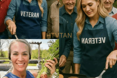 Carrie Underwood’s Heartfelt Mission: Cooking for Wounded Warriors — “They’ve Earned Our Very Best” Behind the scenes of her sold-out tours, Underwood dedicates time to disabled veterans, personally preparing and sharing meals. “It’s not about fame today,” she said. “It’s about showing up for those who fought for our freedom.”