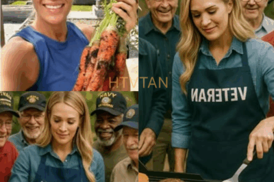 From Stage to Kitchen: Carrie Underwood’s Emotional Day With Disabled Veterans — “Their Courage Inspires Me” The Grammy winner spent hours cooking, serving, and listening to veterans’ stories at a nonprofit facility. “Gratitude isn’t just words,” she emphasized. “It’s action.” Fans praise her quiet dedication beyond the glitz of stardom.
