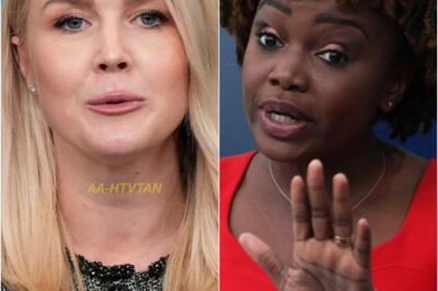Karoline Leavitt DESTROYS Karine Jean-Pierre LIVE on TV—Watch as Leavitt’s SHARP Response Leaves Jean-Pierre FLUSTERED and the Crowd CHEERING!