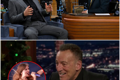 Bruce Springsteen HILARIOUSLY Confesses He’s Been Singing “Thunder Road” Wrong for 50 Years on The Tonight Show! In an unforgettable, laugh-out-loud moment, Springsteen finally settles the lyric mystery, leaving Jimmy Fallon and the audience roaring with laughter. But the real jaw-dropper? Bruce picks up his guitar and delivers a scorching live performance that had Fallon leaping from his seat, shouting, “This is why he’s a legend!” The studio erupted, and fans across social media couldn’t stop buzzing about the concert-like atmosphere. When asked about joining Taylor Swift’s tour, Bruce’s reply was classic: “I’ll be there — my daughter’s making sure of that!”