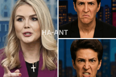 The Moment That Shook Live TV: Karoline Leavitt Calls Out Rachel Maddow with Unbelievable Evidence