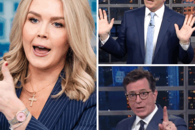 SHOCKING SHOWDOWN: Karoline Leavitt Steals the Spotlight on Stephen Colbert’s Show—Audience Left Stunned as Segment Ends Abruptly!