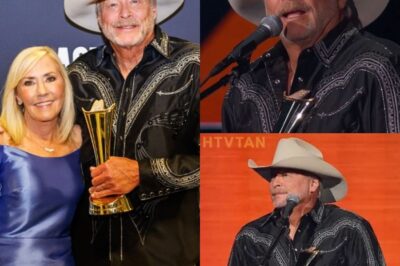 ALAN JACKSON’S “REMEMBER WHEN” PERFORMANCE AT ACM AWARDS LEAVES FANS IN TEARS—What Was The Powerful MESSAGE Behind His Goodbye? Alan Jackson’s emotional performance of “Remember When” at the ACM Awards on May 8 had the entire arena in tears. With a simple setup and personal home videos playing behind him, the country legend delivered a farewell to both his fans and his family. What was behind this powerful moment, and how did it mark the start of his final tour? Want to learn more about the emotional performance that took everyone by surprise? Click below to read the full details of Alan Jackson’s unforgettable goodbye!👇👇