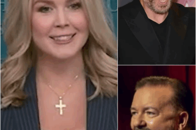 THIS JUST HAPPENED: Karoline Leavitt DESTROYS Ricky Gervais LIVE on TV—Her Savage Clapback Leaves the Audience SHOCKED and the Host STRUGGLING to Recover!