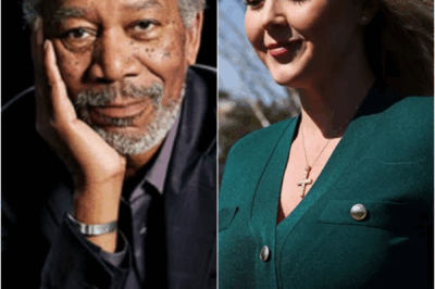 Karoline Leavitt was mercilessly lectured by Morgan Freeman on the topic of R@CIST and INEQU@LITY on live TV! When she tried to defend her point of view, Morgan Freeman responded with words so sharp and profound that it made her speechless. This tense moment left the audience “holding their breath” and caused a storm on social media with a series of heated debates!