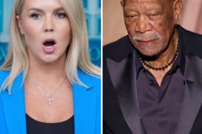 Karoline Leavitt mercilessly lectured Morgan Freeman on the topic of R@CIST and INEQUALITIES on live TV!