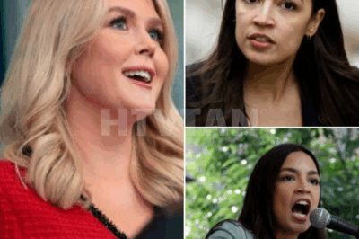 5 MINUTES AGO: KAROLINE LEAVITT DESTROYS AOC LIVE ON AIR—SHOCKING SHOWDOWN THAT LEFT VIEWERS STUNNED!  In an explosive moment that left viewers gasping, Karoline Leavitt took down AOC live on Newsmax, sparking a fiery clash that exposed the deep political divide. What started as a simple policy discussion quickly escalated into a jaw-dropping confrontation that had the entire studio in shock. What did Leavitt say that left AOC completely speechless? The tension was palpable, and the fallout is sure to be felt for days. Watch the full, explosive showdown unfold below 👇👇