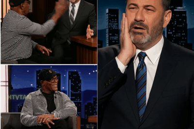 EXCLUSIVE, THIS JUST HAPPENED, Samuel L. Jackson KICKED OFF Jimmy Kimmel’s Show After Heated Clash – The Shocking Moment That Left Viewers SPEECHLESS! In a jaw-dropping on-air incident, Samuel L. Jackson was escorted off Jimmy Kimmel’s show after a heated confrontation that left the audience stunned. The intense exchange, which quickly spiraled out of control, saw Jackson losing his cool after Kimmel’s probing questions. What triggered this explosive clash, and how did the show’s production team respond to the situation? This dramatic moment is already going viral, with fans and critics alike questioning what really went down behind the scenes. The fallout from this unprecedented event is just beginning