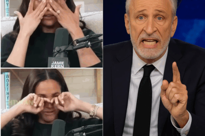 EXCLUSIVE, THIS JUST HAPPENED, Meghan COMPLETELY LOSES IT—Jon Stewart’s “Mini Brigitte Macron” Insult Sends Her into a RAGE on Live TV! Meghan couldn’t keep her cool when Jon Stewart suddenly called her “Mini Brigitte Macron” live on TV. These words made her instantly angry, unable to control her emotions. Meghan immediately refuted and demanded an explanation, causing the atmosphere on set to become tense. Can she maintain her image after this incident, or will this be a serious “adjustment” for her career?