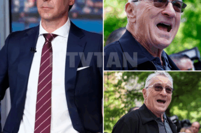 5 MINUTES AGO: JESSE WATTERS UNLEASHES ON ROBERT DE NIRO IN A LIVE-FIRE MEDIA MOMENT THAT SHOCKS AMERICA!  In a moment of explosive television, Jesse Watters went on the offensive, unleashing a blistering takedown of Robert De Niro that left the studio and viewers in absolute shock. No script, no soft punches—just raw, unfiltered outrage. Watters’ savage words sparked an immediate media firestorm, sending shockwaves through both the entertainment world and the broader public. Social media erupted in fury and applause, as this war of words quickly escalated into something far more personal. The gloves are off—what happens next will change everything. Watch the unforgettable moment unfold below 👇