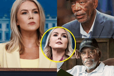 SHOCKING LIVE TV SHOWDOWN: Karoline Leavitt SHUT DOWN by Morgan Freeman in Merciless Debate on Racism and Inequality—Her Response Will Leave You Speechless!  In a moment that will go down in TV history, Karoline Leavitt was mercilessly lectured by the legendary Morgan Freeman on the hot-button topics of racism and inequality—LIVE on air! When she attempted to defend her stance, Freeman hit back with such sharp and profound words that it left her utterly speechless. The tension in the room was palpable, with viewers on the edge of their seats as the debate exploded into heated online discussions. What exactly did Freeman say to silence her? And why is social media buzzing with reactions?