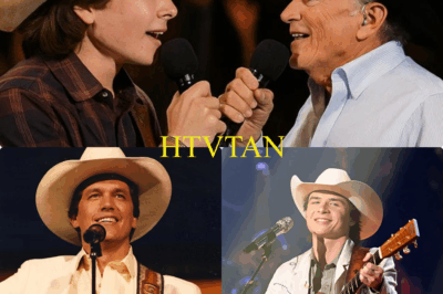 SHOCKING MOMENT: “You Did Good, Son”—George Strait’s Tearful Blessing Sparks Roaring Ovation As American Idol Star Joins Him For Surprise Duet That SHOOK the Arena It started with a low, steady drawl—then a crisp, powerful tenor sliced through the air like lightning. In an electrifying moment, country legend George Strait and American Idol runner-up took the stage together for a duet so raw, so emotionally charged, that the entire arena fell into stunned silence… before it erupted in applause.  Their voices—one seasoned with decades of heartbreak, the other burning with youthful passion—collided in a once-in-a-lifetime rendition of “I Cross My Heart.” Tears flowed, hands clutched at chests, and when George Strait turned with eyes glistening and whispered, “You did good, son,” the crowd roared like thunder. Legacy met destiny in that breathtaking moment—and a new chapter in country music was written right before our eyes.