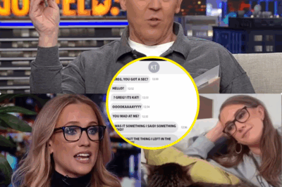 EXPLOSIVE REVEAL: Kat Timpf’s Shocking Return to Gutfeld!—Gutfeld’s Private Texts Expose How Kat’s Threat to Quit Led to Her Seat on the Show! In a stunning turn of events, Kat Timpf’s return to Gutfeld! has sent shockwaves through the media world, with ratings soaring by 120% in just 30 minutes of airing. But what fans didn’t know was the hidden drama behind her comeback. According to leaked private messages from Greg Gutfeld, Kat made a bold threat—telling him she would quit the show unless she got her seat back. Gutfeld’s own admission reveals how Kat’s ultimatum pushed him to give her the coveted spot on the show. The explosive tension behind the scenes has left fans and critics in awe of the power dynamics at play. What exactly did Kat say to Gutfeld that sparked this game-changing decision? Find out the shocking details now!