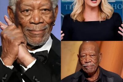 EXCLUSIVE, Karoline Leavitt mercilessly lectured Morgan Freeman on the topic of R@CIST and INEQUALITIES on live TV!