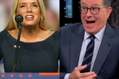 EXCLUSIVE, 1 MINUTE AGO : Pam Bondi FLIPS The Late Show Upside Down—Stephen Colbert Left SHAKEN, Apologizes Backstage as Show Faces Possible Suspension –