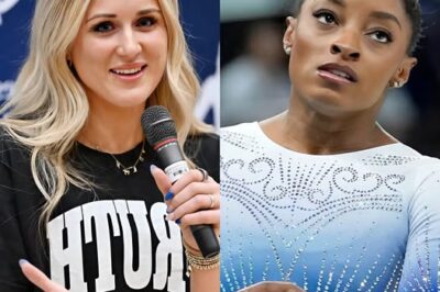 EXCLUSIVE, Riley Gaines Fires Back at Simone Biles, Bringing Up Gymnast’s Painful Past in Heated Transgender Debate –
