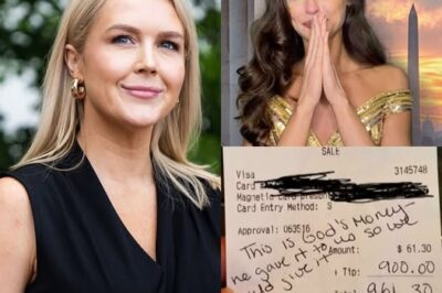 EXCLUSIVE, VIRAL MOMENT: WAITRESS IN TEARS AFTER KAROLINE LEAVITT LEAVES $1,000 TIP—THE SECRET NOTE THAT SPARKED