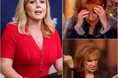 EXCLUSIVE, BREAKING  TV DRAMA: Joy Behar Takes Aim at Karoline Leavitt on The View—But Leavitt’s Epic Clapback Shakes the Studio to Its Core! What Sparked This Jaw-Dropping Confrontation, and Why Fans Are Calling It the Ultimate Moment of TV Showdowns. The Shocking Truth Revealed Here!123 –