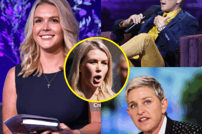 SHOCKING LIVE TV COLLISION: Karoline Leavitt DESTROYS Ellen DeGeneres in Ruthless Take-Down—Audience Left Stunned, Social Media ERUPTS! What started as a lighthearted exchange on The Ellen DeGeneres Show quickly spiraled into a shocking moment of pure chaos when Karoline Leavitt unleashed a ruthless takedown that left Ellen DeGeneres completely speechless. The entire studio froze in disbelief as Leavitt’s pointed words cut through the tension, leaving Ellen mid-laugh and caught off guard. In an instant, the atmosphere shifted from playful to intense, and social media exploded, with fans divided over who crossed the line.  Was Ellen caught off guard for a reason, or did Karoline flip the script entirely and take control of the conversation? What does this jaw-dropping moment mean for Ellen’s legacy and the future of her iconic talk show?