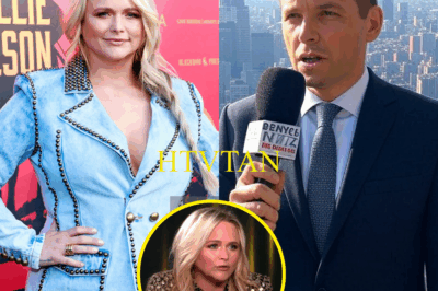 “I’M SO SORRY” – REPORTER WHO TAUNTED MIRANDA LAMBERT DURING INTERVIEW IMMEDIATELY REGRETTED HIS WORDS. THE EXPLOSIVE MOMENT YOU HAVE TO SEE!  In a shocking moment that left viewers and the studio in disbelief, a reporter was swiftly fired after insulting Miranda Lambert, Blake Shelton’s ex-wife, live on air during a routine interview. What began as a casual conversation quickly spiraled when the reporter launched a disrespectful taunt at Lambert. The atmosphere in the room grew tense as Lambert, without hesitation, fired back with a sharp, unflinching response that stunned the reporter and left the entire studio in stunned silence. Realizing the gravity of his words, the reporter immediately apologized on-air, but the damage was done. Within hours, he was out of a job. What did he say that crossed the line, and how did Miranda Lambert keep her composure in such a heated moment?