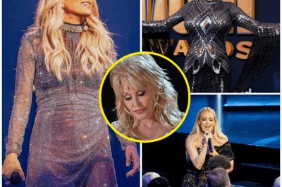SHOCKING MOMENT: Dolly Parton Breaks Down in Tears as Carrie Underwood Channels Her ‘80s Iconic Look at the Opry—A Performance That Left 5,000 Fans in Awe!  When Carrie Underwood stepped onto the stage at the Grand Ole Opry, she didn’t just perform—she embodied the spirit of Dolly Parton. With a stunning recreation of Dolly’s iconic ‘80s look, Carrie’s performance had 5,000 fans on the edge of their seats. As she sang, it wasn’t just her voice that captivated the crowd—it was the undeniable magic that echoed through the decades of country music history.  But it was Dolly herself who was visibly moved. As Carrie performed with a soulful intensity, the camera caught Dolly Parton, tears streaming down her face, overcome with emotion. She wasn’t just watching a tribute—she was watching her younger self come to life on stage. Dolly’s tears were a testament to the power of the moment as memories of her own career and personal life rushed back.  For Dolly, this performance wasn’t merely a tribute—it was a raw, emotional connection that left her speechless, a moment that would be etched in her heart forever. Carrie’s tribute wasn’t just a reimagining of Dolly’s iconic look; it was a powerful act of love and respect that reminded everyone of Dolly’s unparalleled legacy in country music.
