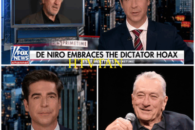 5 MINUTES AGO: JESSE WATTERS GOES OFF ON ROBERT DE NIRO IN A LIVE-FIRE MEDIA SHOWDOWN THAT SHOCKS AMERICA!  In a jaw-dropping moment that has America talking, Jesse Watters unleashed a brutal takedown of Robert De Niro live on air, leaving the studio—and viewers—completely stunned. No filter, no holds barred, just raw, unrelenting anger. Watters’ scathing words ignited a massive media storm, sending shockwaves through both the entertainment world and social media. As reactions flood in with fury and applause, one thing is certain: this war of words has taken a deeply personal turn. The gloves are off—what happens next?