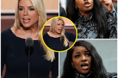 2 MINUTES AGO: Pam Bondi DEVASTATES Jasmine Crockett IN A SCATHING CONGRESSIONAL ASSAULT THAT LEFT EVERYONE SPEECHLESS —”She’s Finished!”  In a moment of pure political drama, Pam Bondi delivered an unforgiving blow to Congresswoman Jasmine Crockett during a heated exchange on the congressional floor. With the cameras rolling, Bondi didn’t hold back, accusing Crockett of critical political blunders and boldly declaring, “She’s finished.” The sharp words have ignited a firestorm of controversy, leaving viewers stunned and questioning if this marks the beginning of the end for Crockett’s political career. What led to this brutal clash, and what’s next for both women in the aftermath? Find out the explosive details below!