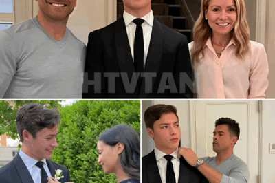 “EXCLUSIVE NEWS : KELLY RIPA AND MARK CONSUELOS’ SON, JOAQUIN, WEARS DAD’S SUIT AND ANNOUNCES HIS UPCOMING BIG DAY: ‘I’LL BE THE FIRST IN THE FAMILY TO GET MARRIED!’”  In a heartwarming and surprising moment, Kelly Ripa and Mark Consuelos’ son, Joaquin, proudly wore his father’s suit and made an exciting announcement: “I’ll be the first in the family to get married.” This touching moment has left fans in awe as the family celebrates a new chapter in their lives. What’s next for Joaquin and his big day? Fans are eagerly awaiting more details on this joyful milestone. Full story below 👇