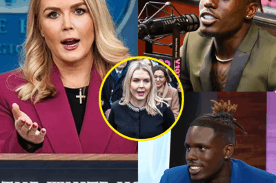 KAROLINE LEAVITT’S VICIOUS LIVE-TV EXECUTION OF JAMAL ROBERTS SHOCKS NATION: Savage ‘Career-Killer’ Clash Sparks Dark Conspiracy—Was This Justice or a Sinister Ambush?  Get ready for a political showdown that’s sending shockwaves through America! Karoline Leavitt, 27, just unleashed a savage, career-ending attack on progressive star Jamal Roberts, 32, during a live cable news debate that has left 9.7 million viewers in complete disbelief. Her chilling threat—“This microphone will be the last you ever hold”—followed by bombshell accusations of Roberts’ $2 million fraud and a hidden Baltimore arrest, had him storming off the set in chaos. The aftermath? A viral frenzy with #LeavittVsRoberts trending and 120.4 million shares. But behind the scenes, a leaked network chat hints at a $5 million plot to destroy Leavitt, sparking whispers of a hidden revenge scheme. Fans are torn: Is this a righteous unmasking of a fraud, or a cold-blooded power play to crush a rival? What dark secrets are at play, and whose career will survive the fallout?