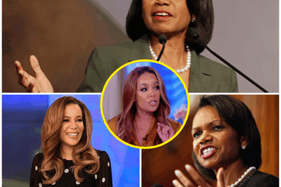 “THE FURY OF CONDOLEEZZA RICE ERUPTS AND EXPLODES ON SUNNY HOSTIN—THE BATTLE BEGINS, AND WHO WILL COME OUT ON TOP?”  “Let’s get real.” The words echoed, but they weren’t just a casual statement—they were the spark that ignited Condoleezza Rice’s fury. What started as a calm exchange on The View quickly exploded when Sunny Hostin tried to push her agenda, interrupting and demanding answers. She thought she had the upper hand—until Rice struck back.  With no raised voice, no anger, just a controlled precision, Rice shut Sunny down completely. The moment was so powerful, it left the entire studio in stunned silence. Six minutes later, the audience was no longer clapping. Whoopi cut the show to break early, and Sunny Hostin—normally quick to bounce back—was frozen in place, hands clenched, unable to recover from the devastating blow.  What happened in that moment that turned the tide completely? Was Rice’s calm demeanor the weapon of choice, or was there something even more strategic at play?  The battle has begun—and the question on everyone’s mind is: Who will come out victorious in this war of words? The tension is building, and it’s only a matter of time before the next explosive clash.