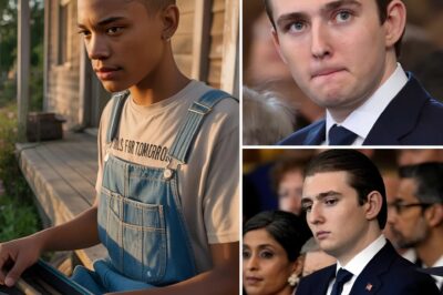 A Boy Helped Barron Trump Fix a Tire—The Next Day, a Black SUV Pulled Into His Driveway