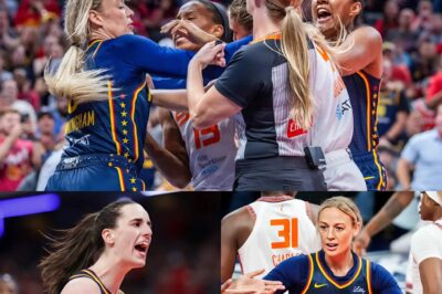 HOT NEWS: Sophie Cunningham has been confirmed to be fined the maximum $10,000 and suspended following a serious unsportsmanlike brawl during today’s Indiana Fever vs. Connecticut Sun game. Caitlin Clark has spoken out with three words…