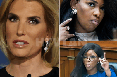 LAURA INGRAHAM’S RACIAL JAB AT JASMINE CROCKETT TRIGGERS OUTRAGE—FOX NEWS FACES BACKLASH THAT COULD SHAKE THE NETWORK FOREVER!  Fox News host Laura Ingraham is at the center of a media firestorm after making a blunt, racially charged comment about Rep. Jasmine Crockett on live TV. Critics are calling the remark “deliberate” and “calculated,” and it has sparked immediate outrage across social media. Viewers were left in shock as Ingraham’s words ignited a heated debate about race and responsibility in the media. The swift backlash could have serious repercussions for Fox News, and the fallout from this moment may change the network’s future. Watch the full, explosive moment and the aftermath below.