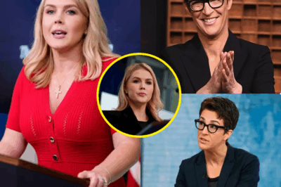 EXPLOSIVE TV SHOWDOWN: Rachel Maddow SCREAMS, Orders SECURITY to DRAG Karoline Leavitt OUT of the Studio After SHOCKING Allegations!  In an unbelievable TV moment, Rachel Maddow erupted in anger, ordering security to remove Karoline Leavitt from the set after a shocking accusation dropped live on air. The explosive claims made by Leavitt sent the studio into chaos, and Maddow lost all control, with her anger reaching a boiling point that had everyone on edge. But what’s the dark truth behind this bitter confrontation? Did Leavitt expose a deep secret about her colleague, or is this just a calculated move to stir up drama? Was Maddow hiding something, or was she publicly humiliated by Leavitt’s accusations? Social media is blowing up, with fans divided and demanding the truth—who’s in the wrong, and who’s in the right? Could this shocking clash destroy careers, or will it only fuel the fire for even more controversy? The entire country is in shock, and the world is watching.