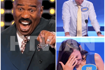 EXCLUSIVE, THIS JUST HAPPENED, Steve Harvey SHUTS DOWN “Family Feud” Contestant for Making Fun of His Wife’s Driving—”Don’t Ride With Her!” What Was Said That Left Fans Laughing and the Contestant Losing the Game? Intense Plot: Steve Harvey roasts a contestant who tries to make a joke about his wife’s driving, only for the remark to backfire in an unforgettable moment on the show. Find out how the contestant lost after the awkward moment and how Harvey handled it like a pro! Get the full, jaw-dropping story below! 👇👇
