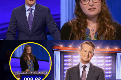 SHOCKING EXPLOSION ON JEOPARDY!: Contestant Heather Ryan ATTACKS Ken Jennings with a SHARP GLARE, Sending the Studio into CHAOS!  In a jaw-dropping moment on Jeopardy!, Heather Ryan took aim at Ken Jennings, delivering a piercing glare that left the entire studio in stunned silence. What’s the dark secret behind this shocking reaction? Was Ryan accusing Jennings of favoritism, or was this just a calculated move to stir up drama? Jennings smiled through it, but is there more to his calm demeanor than meets the eye? America is in turmoil as fans debate—did Jeopardy! lose its fairness, or was Ryan simply being too arrogant? Social media is exploding, with people demanding answers. Was this a calculated stunt or an unexpected explosion? Will Jennings face repercussions, or will he strike back? Who’s right, who’s wrong?