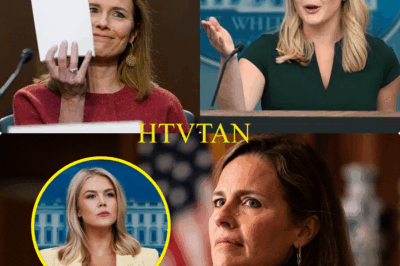 HISTORIC EXPLOSION: Karoline Leavitt DEFEATS Amy Coney Barrett with a DEVASTATING Constitutional Blow – The Legal World COLLAPSES!  In a jaw-dropping turn of events, Karoline Leavitt delivered a devastating constitutional challenge that not only took down Amy Coney Barrett but also caused the entire legal world to shake. What’s the dark secret behind this monumental moment for free speech? Is Leavitt a legal genius rewriting the rules, or is she just calculating her rise to fame? Barrett tried to shut her down, but Leavitt’s powerful rebuttal left the room stunned and the nation in chaos.  Social media is exploding with fans demanding answers—is this a game-changing political shift, or a calculated move to boost Leavitt’s influence? Could this moment truly change history, or will it just create more chaos in the system? America is watching, and the debate has never been hotter.