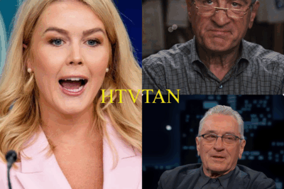 SHOCKING BOMBSHELL: Robert De Niro SCREAMS at Karoline Leavitt, ‘YOU’RE NO ROLE MODEL FOR WOMEN!’ Brutal On-Air ATTACK Leaves America SPEECHLESS!  In a stunning explosion live on air, legendary actor Robert De Niro unleashed a brutal verbal assault on Karoline Leavitt, declaring she’s “not worthy to be a role model for women!” What dark secrets triggered De Niro’s shocking accusation? Is he a brave hero defending values, or just a jealous Hollywood elitist threatened by Leavitt’s rising star? Was Leavitt unfairly humiliated, or is she hiding a sinister agenda? Social media is exploding as fans fiercely debate this dramatic confrontation! Will Leavitt fight back or crumble under the pressure? Could this clash end someone’s career forever? The whole world is asking—has the truth been twisted?
