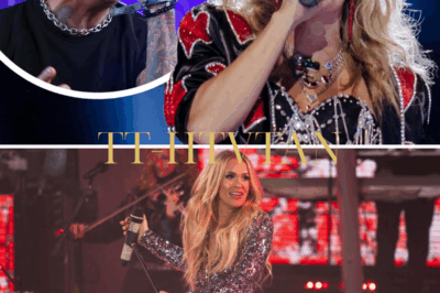 As fans tuned in, their jaws dropped—Carrie Underwood, known for her country roots, shocked everyone with an electrifying performance alongside rock band Papa Roach. In a moment that defied expectations, Carrie stepped outside her comfort zone, collaborating with the iconic rockers on their hit “Leave a Light On (Talk Away the Dark).” The result was nothing short of breathtaking. With raw emotion and an energy that set the stage on fire, Carrie demonstrated her incredible versatility, blending her powerful vocals with the intensity of rock music. Fans on X couldn’t stop raving, calling it “one of the most unexpected musical moments of her career.” What started as an unexpected pairing quickly became a testament to Carrie’s ability to take risks, captivating her audience in a way they never saw coming… WATCH THE FULL PERFORMANCE BELOW 👇
