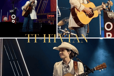 When John Foster stepped onto the Opry stage, he didn’t just walk into the spotlight—he walked straight into history. He chose a song that’s bigger than music, one that echoes through church pews and family kitchens: “How Great Thou Art.” Carrie’s sung it. Vince Gill’s sung it. But John? He pulled pieces from them all, poured in his own soul, and delivered something unforgettable. Out in the crowd, Carrie Underwood and Randy Travis sat with tears in their eyes, rising to their feet in thunderous applause. It wasn’t just a performance—it was a passing of the torch. John Foster’s Opry debut felt like a revival, a promise that traditional country music isn’t fading away… it’s coming back, louder and stronger. A legend isn’t born overnight, but tonight? One just might have been…