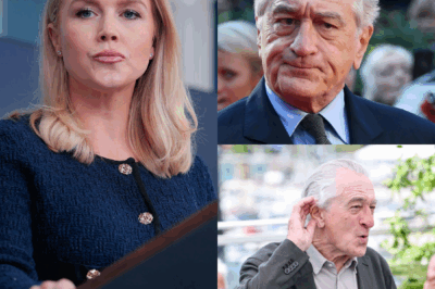 LIVE TV SHOWDOWN: Karoline Leavitt STUNS Robert De Niro on Air—Producers Cut Segment After Explosive Confrontation!  What started as a lighthearted interview quickly descended into chaos when Karoline Leavitt turned the tables on Hollywood legend Robert De Niro. Armed with facts and fierce determination, Leavitt called out De Niro’s double standards, silencing the studio and halting the laughter. The tension escalated so quickly that producers were forced to cut the segment short, making this one of the most unforgettable clashes in late-night TV history. What led to this shocking on-air collision? Click to find out more about the unforgettable moment!